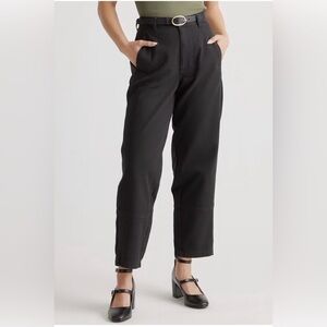 Quince Organic Stretch Cotton Twill Barrel Pants